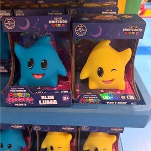 Nintendo Super Mario Blue or Yellow Luma shoulder pals